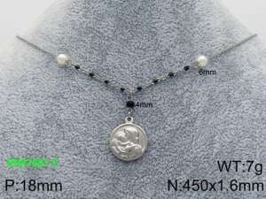 Stainless Steel Necklace - KN87687-Z
