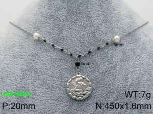 Stainless Steel Necklace - KN87688-Z