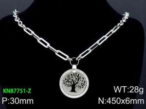 Stainless Steel Necklace - KN87751-Z