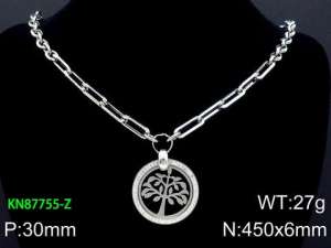 Stainless Steel Necklace - KN87755-Z