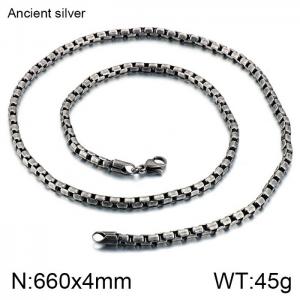 Stainless Steel Necklace - KN87987-K