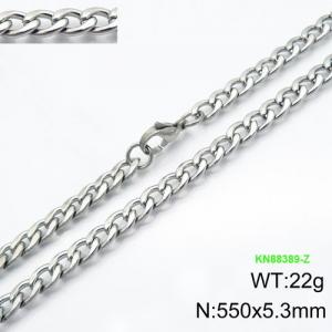 Stainless Steel Necklace - KN88389-Z