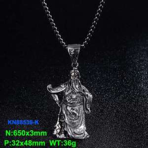 Stainless Steel Necklace - KN88536-K