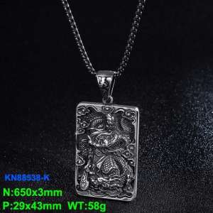 Stainless Steel Necklace - KN88538-K