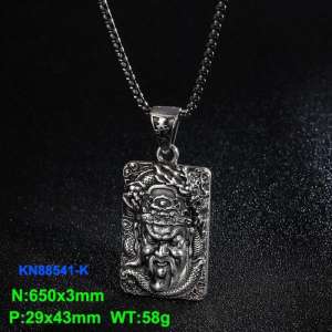 Stainless Steel Necklace - KN88541-K