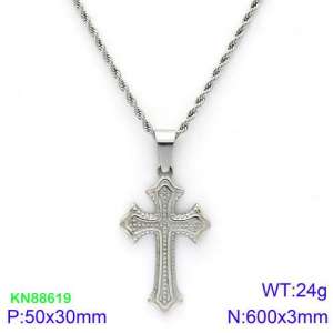 Stainless Steel Necklace - KN88619-K