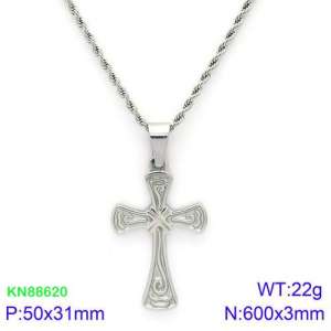 Stainless Steel Necklace - KN88620-K