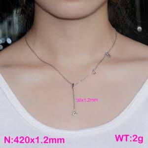 Stainless Steel Necklace - KN88864-K