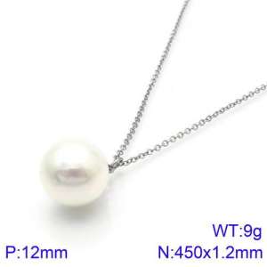 Shell Pearl Necklaces - KN88978-K