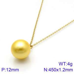 Shell Pearl Necklaces - KN88982-K
