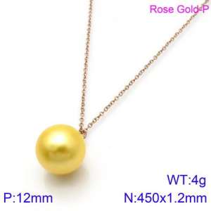Shell Pearl Necklaces - KN88983-K