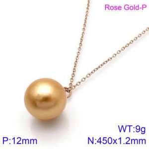 Shell Pearl Necklaces - KN88986-K
