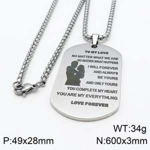 Stainless Steel Necklace - KN89120-Z