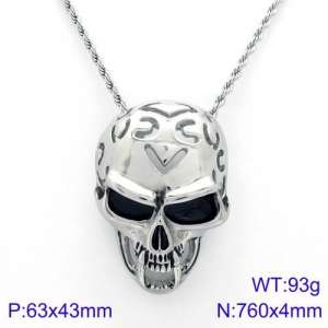 Stainless Steel Necklace - KN89387-BDJX