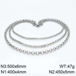 Stainless Steel Necklace - KN89970-Z