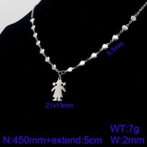 Stainless Steel Necklace - KN91322-Z