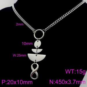 Stainless Steel Necklace - KN91437-Z