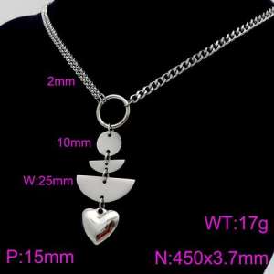 Stainless Steel Necklace - KN91438-Z