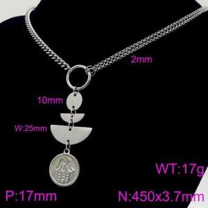 Stainless Steel Necklace - KN91444-Z