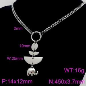 Stainless Steel Necklace - KN91445-Z