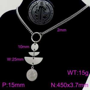 Stainless Steel Necklace - KN91446-Z