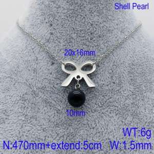 Stainless Steel Necklace - KN91613-Z