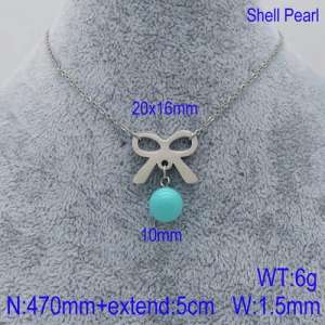 Stainless Steel Necklace - KN91614-Z