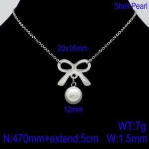 Stainless Steel Necklace - KN91617-Z