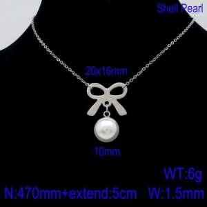 Stainless Steel Necklace - KN91618-Z