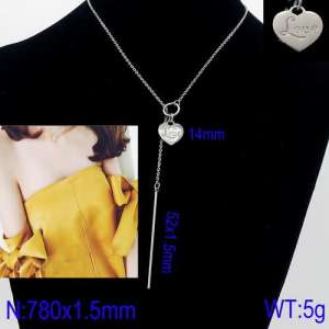 Stainless Steel Necklace - KN91633-Z