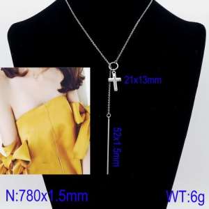 Stainless Steel Necklace - KN91634-Z