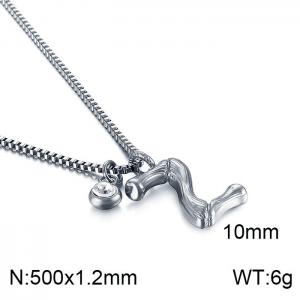 Stainless Steel Necklace - KN91755-KFC