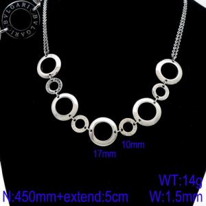 Off-price Necklace - KN93285-ZC
