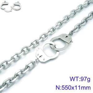 Stainless Steel Necklace - KN93342-Z