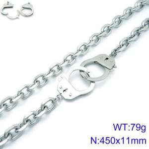 Stainless Steel Necklace - KN93346-Z