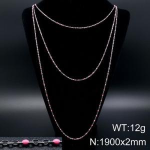 Stainless Steel Necklace - KN93607-Z