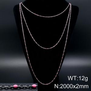 Stainless Steel Necklace - KN93608-Z
