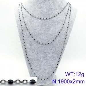 Stainless Steel Necklace - KN93610-Z