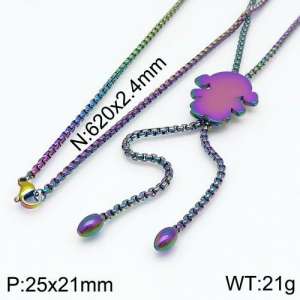 Stainless Steel Necklace - KN93632-YD