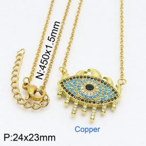 Copper Necklace - KN94399-JC