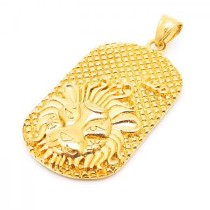 Stainless Steel Gold-plating Pendant - KP100497-TLA