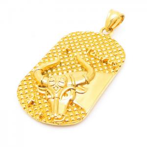 Stainless Steel Gold-plating Pendant - KP100502-TLA