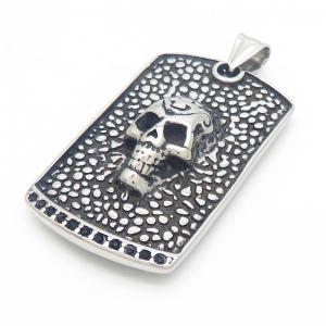 Stainless Skull Pendants - KP115572-MI