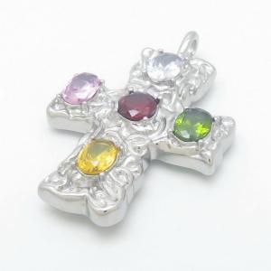 Stainless Steel Cross Pendant - KP115597-HR