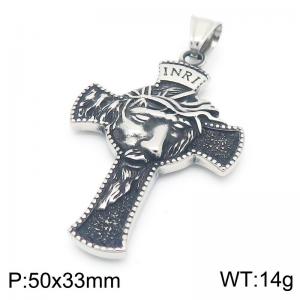 Stainless Steel Cross Pendant - KP115703-TGX