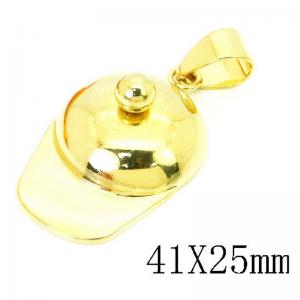 Stainless Steel Gold-plating Pendant - KP115724-NT