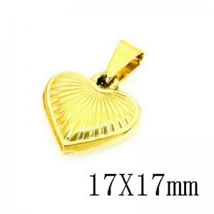 Stainless Steel Gold-plating Pendant - KP115743-NT