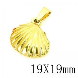 Stainless Steel Gold-plating Pendant - KP115744-NT