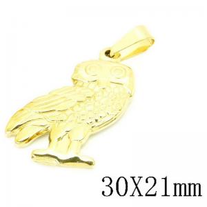 Stainless Steel Gold-plating Pendant - KP115747-NT