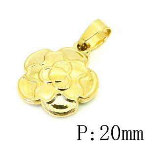 Stainless Steel Gold-plating Pendant - KP115751-NT